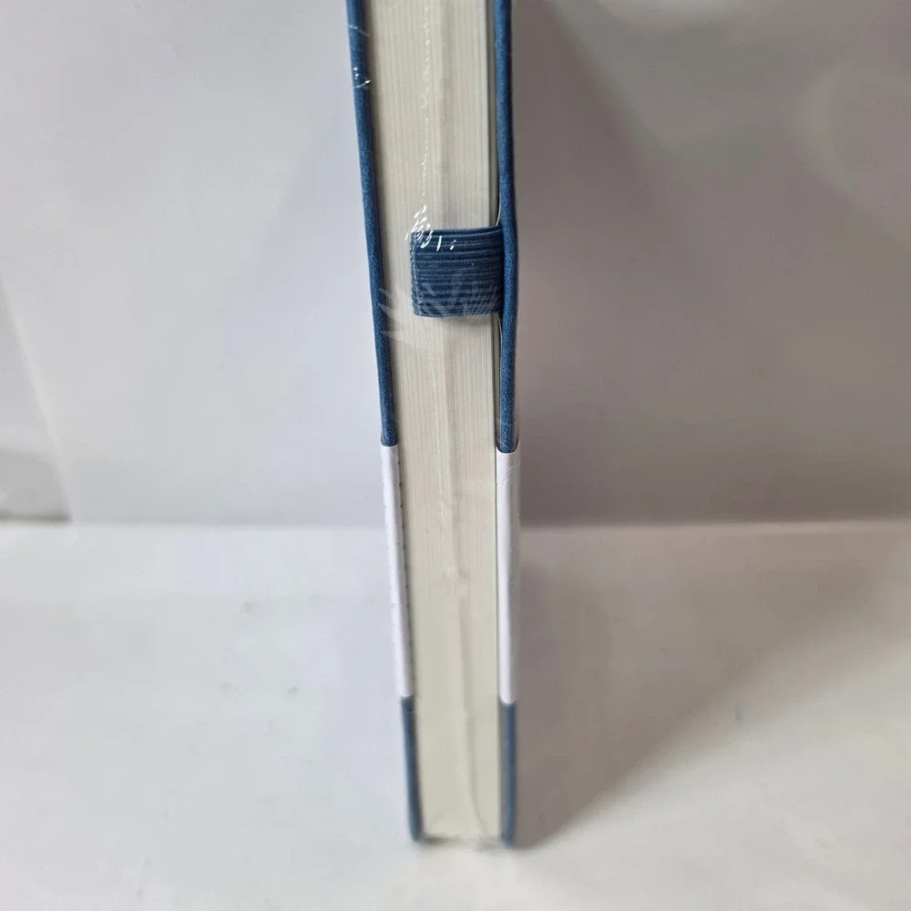 Offigift Hardcover Dotted Notebook 312 Numbered Pages Blue Bullet Journal New